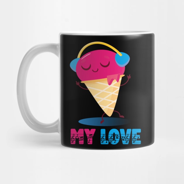 Ice cream is love by houdasagna